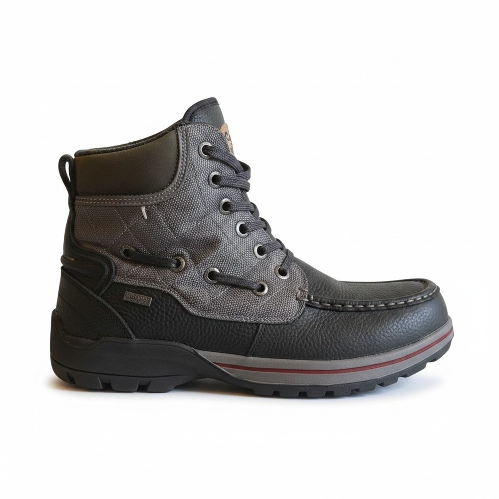 Pajar Canada Winter Boots 10 Black‎ Waterproof Leather Nylon Insulated Gorpcore